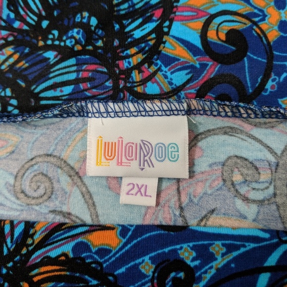 LuLaRoe 2XL Azure NWOT - Picture 2 of 2